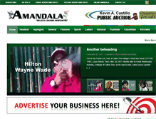 Tablet Screenshot of amandala.com.bz